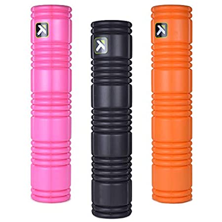 The GRID 2.0 Foam Roller EVA グリッドフォームローラー ロング 66cm 【オレンジ/黒/ピンク/ライム】 (ピンク) [並行輸入品]