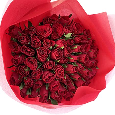 バラギフト専門店のマミーローズ 選べるバラ本数セレクト 還暦祝い 誕生日 プロポーズ 贈り物の豪華なバラの花束(生花) 赤 60本