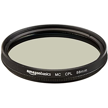 Amazonベーシック カメラ用レンズフィルター 円偏光フィルター 58mm CF02-NMC16-58