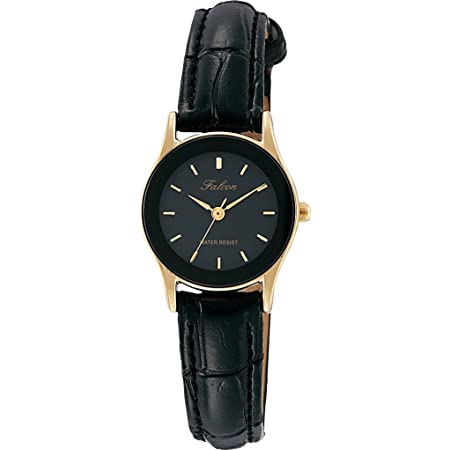 [シチズン Q&Q] 腕時計 アナログ 防水 革ベルト VZ89-104 レディース ゴールド