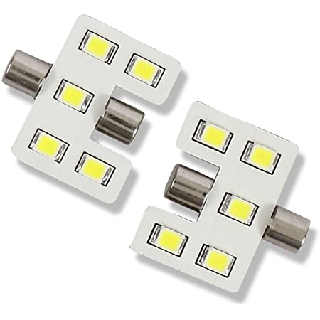 YOURS(ユアーズ) エルグランド E51 E52 専用 SMD LED バニティランプ T5フェストン(ヒューズ管タイプ)バルブ 2個1セット [2] M