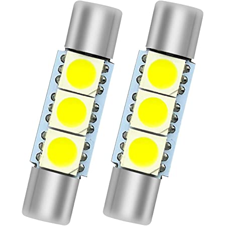 YOURS(ユアーズ) エルグランド E51 E52 専用 SMD LED バニティランプ T5フェストン(ヒューズ管タイプ)バルブ 2個1セット [2] M