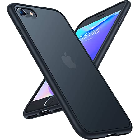 ONES 半透明 iPhone SE/8/7 ケース 耐衝撃 超軍用規格 『エアバッグ、半密閉音室、Qi充電』〔滑り止め、すり傷防止、柔軟〕〔美しい、光沢感、軽·薄〕 衝撃吸収 HQ·TPU カバー