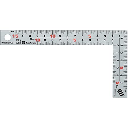 新潟精機 SK カーペンターミニ 快段目盛 15cm CM-15KD