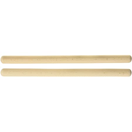 R-STYLE キッズパーカッションや太鼓練習に 本格牛皮張 太鼓セット (小サイズ（直径24cm×高さ14cm） 竹打楽器付モデル)