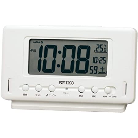 CASIO(カシオ) 目覚まし時計 電波 ブルー デジタル バードサウンド アラーム カレンダー 表示 SQD-1000SJ-2JF