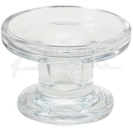 IKEA（イケア）GLASIG キャンドル皿, クリアガラス　90290137　10×10 cm　1枚