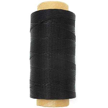 クラフト社 革工具 手縫いロウビキ糸 細 黒 8640-03