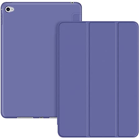 JEDirect iPad mini 4 ケース (iPad mini 5 2019モデル非対応) 三つ折スタンド オートスリープ機能 (ブラック)