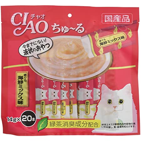 チャオ (CIAO) 猫用おやつ ちゅ~る まぐろバラエティ 14g×40本入