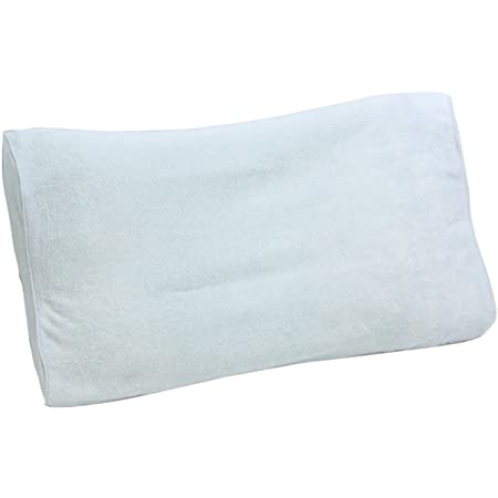 枕カバー 低反発枕用 空気の層を持たせた ふんわり 3層エアニット ホワイト 494135WH