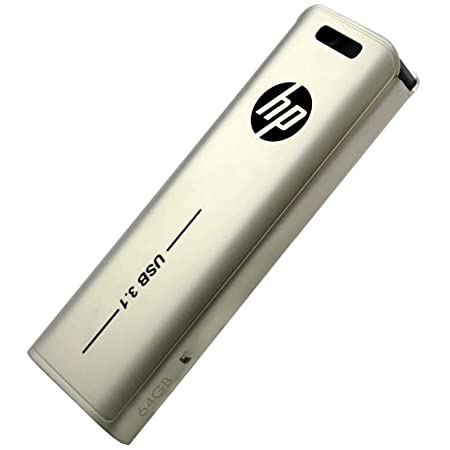 HP USBメモリ 32GB USB 3.0 シルバーフックデザイン 金属製 耐衝撃 防滴 防塵 のフラッシュドライブ x750w HPFD750W-32