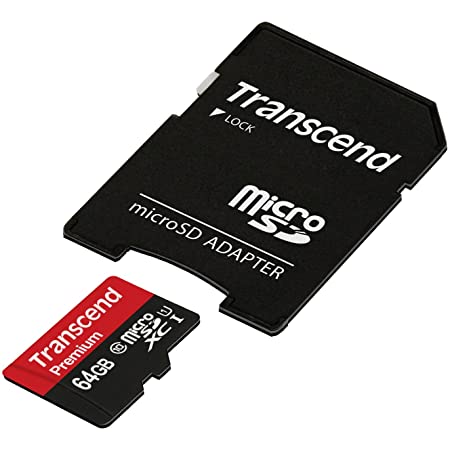 旧モデル 【Amazon.co.jp限定】Transcend microSDXCカード 64GB Class10 UHS-I対応 TS64GUSDU1PE (FFP)