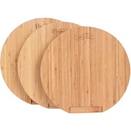 トラモンティーナ カッティングボード 木製まな板 シュラスコ タイガーウッド 26cm 丸型 抗菌加工 天然木 ブラジル製 10429/100 TRAMONTINA