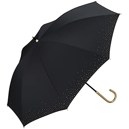 ワールドパーティー(Wpc.) 日傘 折りたたみ傘 ネイビー 50cm レディース 傘袋付き 遮光星柄スカラップ ミニ 801-972 NV