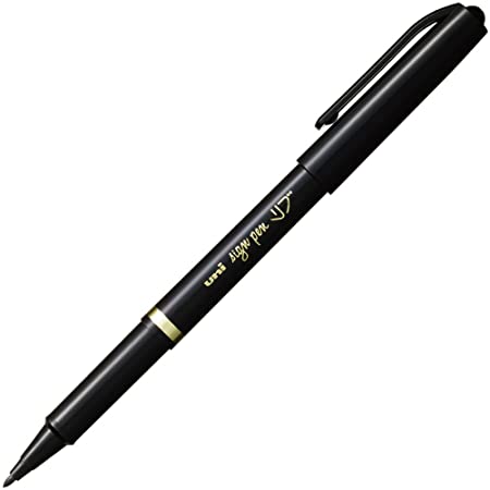ぺんてる 筆ペン 筆文字サインペン 細字 10本セット XSES15NFA