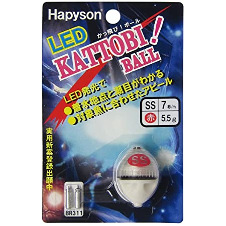 ハピソン(Hapyson) カン付き かっ飛び!ボール 赤 FS YF-315-R