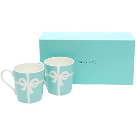 【名入れ対応可】ティファニー TIFFANY＆Co マグカップ ペアマグカップ プラチナ ブルー バンド マグカップ ボーンチャイナ (名入れなし)