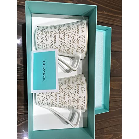 【名入れ対応可】ティファニー TIFFANY＆Co マグカップ ペアマグカップ プラチナ ブルー バンド マグカップ ボーンチャイナ (名入れなし)