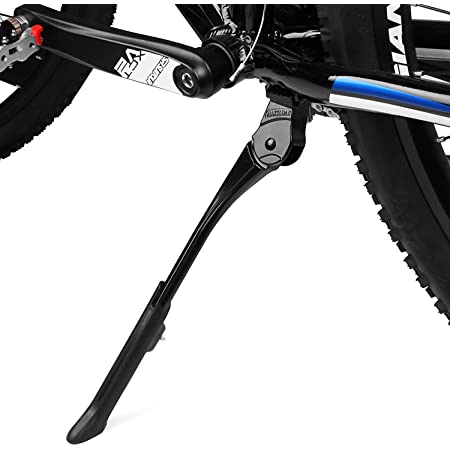 BV(ビーブイ)自転車 キックスタンド 長さ調節可能 ダブルレッグスタンド 24”-29” (60～73cm)自転車に対応 電動アシスト自転車 対応 BV-KA88-BK