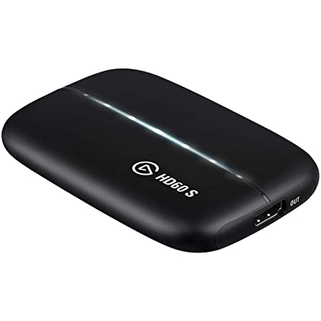 Elgato ゲームキャプチャー HD60 S ソフトウェアエンコード式 1080p/60fps 低遅延 低レイテンシー USB3.0 【PS5,PS4/Pro,Xbox Series X/S,Xbox One X/S対応】