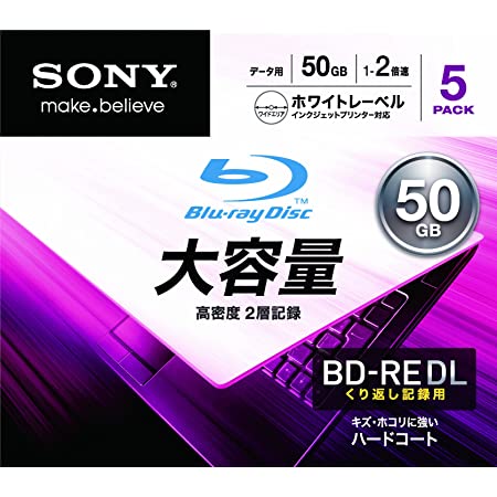 ソニー ビデオ用ブルーレイディスク 11BNE1VSPS2 (BD-RE 1層 25GB 2倍速 10枚+1枚の増量パック)