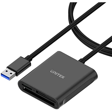 UGREEN カードリーダー USB 3.0 高速 SD TF カードリーダライタ 2スロットカード同時読み書き可能 (マイナンバーカードに対応しません)