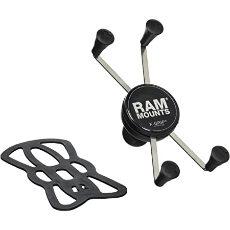 RAM MOUNTS(ラムマウント) マウント部 Xグリップ iPad mini用 テザー付き ブラック RAM-HOL-UN8BU
