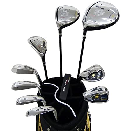 WORLD GOLF(ワールドゴルフ) ワールドイーグル WE-F-F-01α メンズクラブセット【左用-R】+【ホワイト】WE-F-F-01α スタンドバッグ フレックス:R