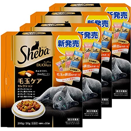 シーバ (Sheba) キャットフード デュオ 香りのまぐろ味セレクション 成猫用 240g(20g×12袋入)×2個 (まとめ買い)