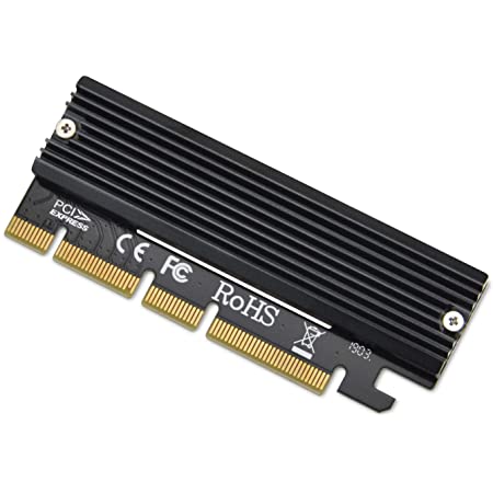 StarTech.com M.2 SSD – PCIe x4 変換アダプタ M.2 NGFF SSD(NVMe または AHCI) アダプターカード PEX4M2E1