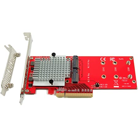 StarTech.com M.2 SSD – PCIe x4 変換アダプタ M.2 NGFF SSD(NVMe または AHCI) アダプターカード PEX4M2E1