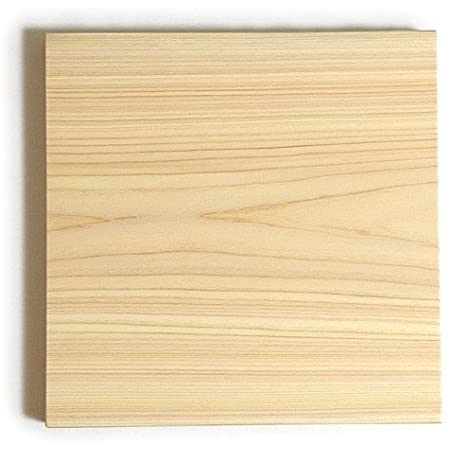kicoriya 正方形 まな板 一枚板 国産 高級 檜 ひのき カッティングボード スクエア