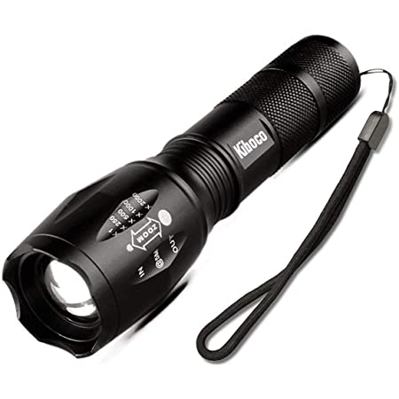 Eornmor充電式LEDライト 5000ルーメンLED 高輝度 懐中電灯 T6灯搭載 広範囲を照らす フラッシュライト