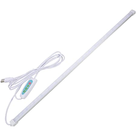ルートアール 調光・調色 LED30灯USBバーライト コントロールスイッチ付き 電球色/昼光色 RL-BAR30DLC (１台)