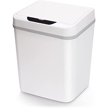アイリスプラザ ゴミ箱 おしゃれ 自動 キッチン 生ゴミ ふた付き 48L(45リットルゴミ袋対応) センサー シルバー