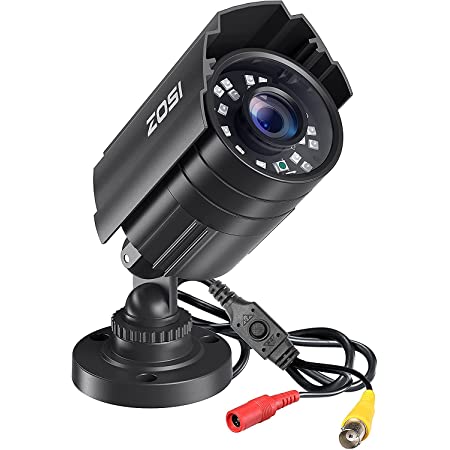 TMEZON （ティメゾン）AHD防犯カメラ 200万画素 赤外線LED36個 3.6MM固定レンズ 室外 単品 増設用（ホワイト）