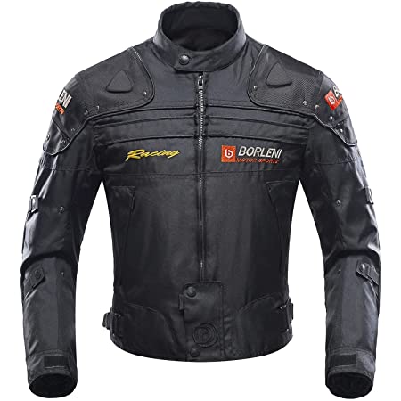 DUHAN(ドゥーハン) バイクジャケット ライディングジャケット XLサイズ ブラック 3シーズン 春夏秋用 905419