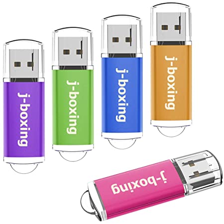 KOOTION USBメモリ 16GB 10個セットUSB2.0 マイクロUSB フラッシュメモリー キャップ式 ストラップホール付き フラッシュドライブ（五色：青、紫、緑、赤、オレンジ）