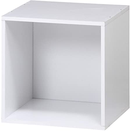 アイリスオーヤマ QR ボックス オープン 幅34.4×奥行29.0×高さ34.4cm ホワイトパイン QR-34