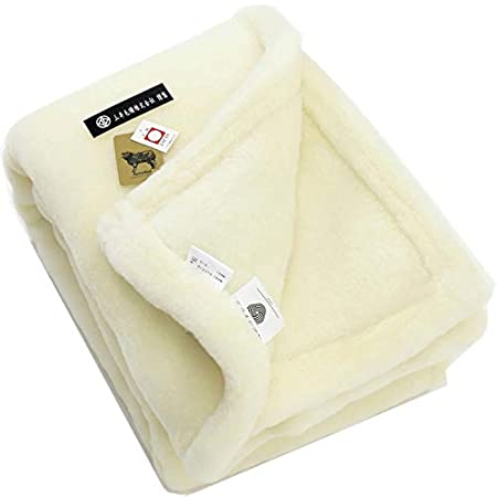 掛け シングルサイズ 公式 三井毛織 日本製 洗える メリノウールマイヤー毛布 シングルサイズ ウールマーク付き ホワイト