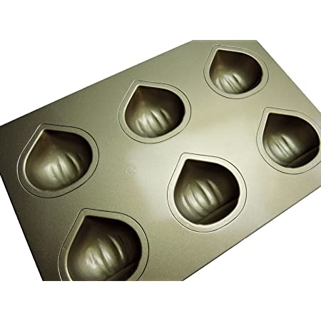 千代田金属 コンセプトサイズ(1/4) ミニクグロフ型天板 6取 通常シリコン加工