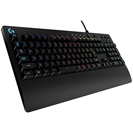 【Amazon.co.jp限定】Logicool G ロジクール G ゲーミングキーボード 有線 G910r タクタイル メカニカル キーボード 日本語配列 LIGHTSYNC RGB パームレスト 国内正規品 アマゾン限定壁紙ダウンロード付き