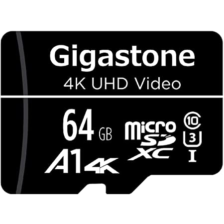 Gigastone Micro SD Card 64GB マイクロSDカード フルHD アダプタ付 adapter SDXC U1 C10 95MB/S 高速 micro sd カード Class 10 UHS-I Full HD 動画