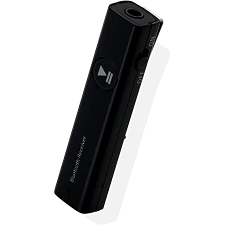 エレコム Bluetoothオーディオレシーバー お手持ちのイヤホンを簡単無線化 スティックタイプ ブラック LBT-PAR02AVBK