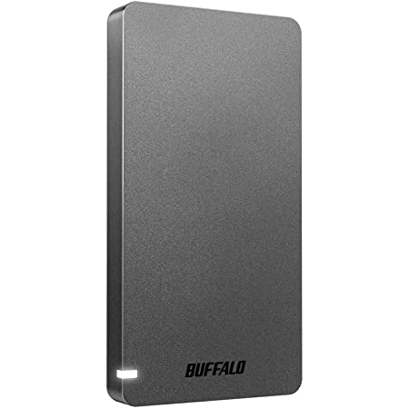 BUFFALO USB3.1(Gen1) 手のひらサイズ 小型ポータブルSSD 480GB ブラック SSD-PM480U3-B/N 【PlayStation4 メーカー動作確認済】