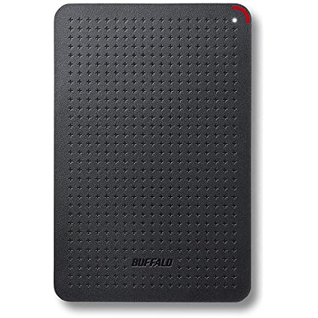 BUFFALO USB3.1(Gen1) 手のひらサイズ 小型ポータブルSSD 480GB ブラック SSD-PM480U3-B/N 【PlayStation4 メーカー動作確認済】