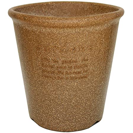リッチェル 観葉植物鉢 丸7号 土容量約5.1L スモークブラウン 約Ф20.5×H27.2cm