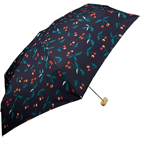 ワールドパーティー(Wpc.) 雨傘 折りたたみ傘 ネイビー 50cm レディース ジッパーケースタイプ レイン ミニ 554-127 NV