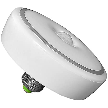 AMOCAM LED シーリングライト 天井照明 センサー ライト人感センサー付き 点灯 (電球色12W-E26)